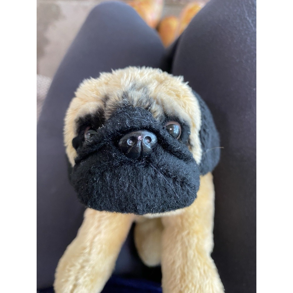 Russ Yomiko Classics Pug Plushie Stuffed Animal Dog Soft Tan Puppy 9"
